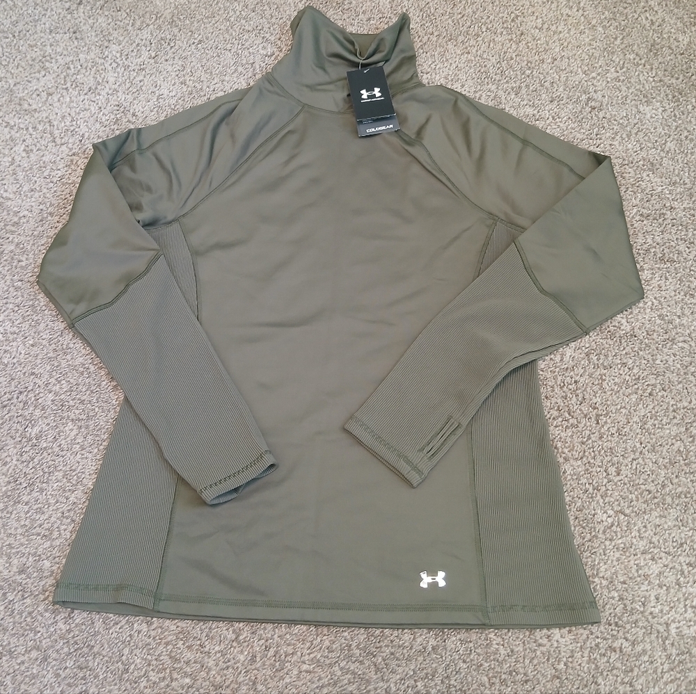 Under Armour ColdGear Infrared Fitted Funnel Neck Pullover Women's Large NWT